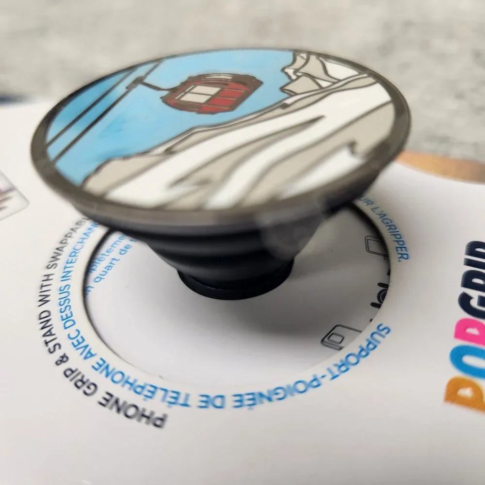 Enamel Vintage Gondola Premium Popsockets Single Grip & Stand Phones Holder